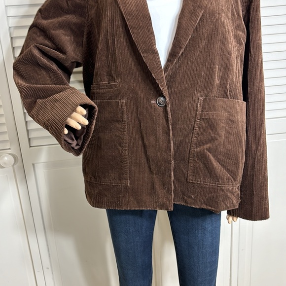 NWT Madewell Corduroy Crop Dorset Blazer Size XXL - Picture 7 of 13